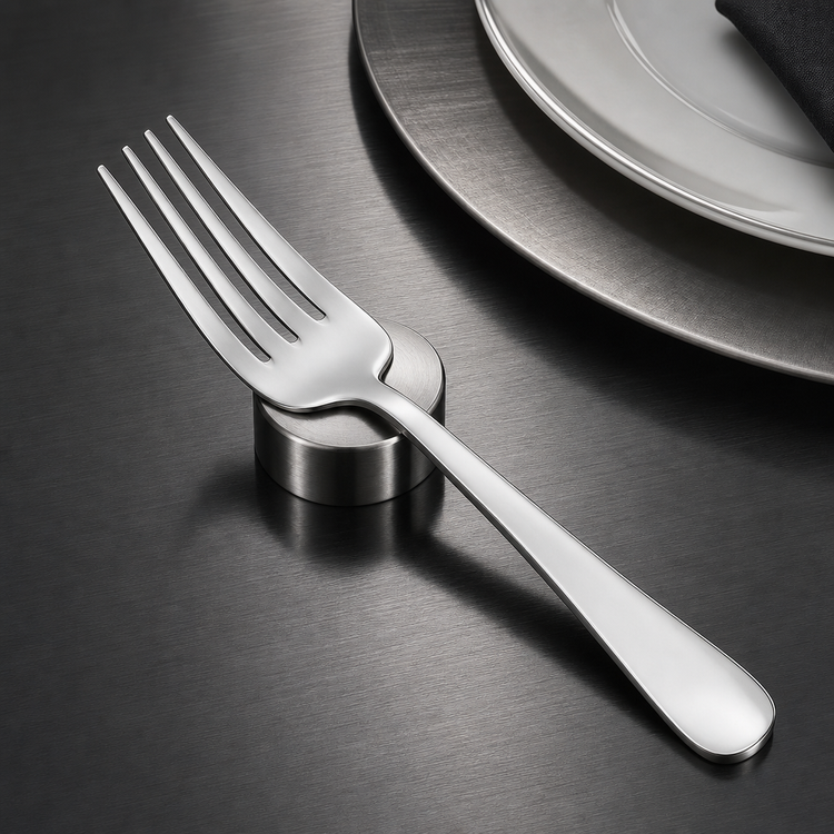 Product image #3 for Baguette 7-1/4 Inch Extra-Heavy Weight Dinner Fork, 18/8 Stainless Steel, Mirror Finish