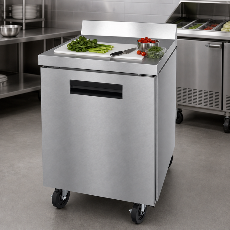 Product image #3 for Hoshizaki Steelheart One-Section Reach-In Worktop Freezer, 27-Inch Wide, 7.21 Cu. Ft., Solid Door