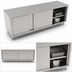 Thumbnail image #3 for John Boos Enclosed Stainless Steel Work Table with Sliding Doors, 120 x 30 Inch, 16-Gauge Top