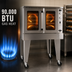 Thumbnail image #3 for Southbend Platinum Single Deck Gas Convection Oven, Bakery Depth, 90,000 BTU, Standard Controls, Dependent Doors