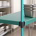 Thumbnail image #3 for QuadPLUS Solid Polymer Shelf Mat with MICROGARD Antimicrobial Protection, 54 x 18 Inches, Green