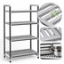 Thumbnail image #3 for Cambro Camshelving Elements XTRA 4-Shelf Vented Stationary Starter Unit, 18 x 24 x 84 Inches, Speckled Gray