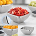 Thumbnail image #3 for Vollrath 5-1/2 Inch Square Double-Wall Insulated Stainless Steel Serving Bowl, 3/4 Quart