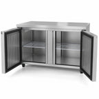 Thumbnail image #3 for Hoshizaki Steelheart UR60B-01 Two-Section 60-Inch Undercounter Reach-In Refrigerator, 17.55 Cu. Ft., Solid Doors, Stainless Steel