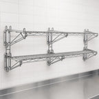 Thumbnail image #3 for Metro Super Erecta 2WD24S Double Direct Wall-Mount Shelf Support for 24-Inch Shelves, 304 Stainless Steel