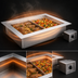 Thumbnail image #3 for Alto-Shaam Halo Heat Waterless Drop-In Electric Hot Food Well with Large Flange, 2 Full-Size Pan Capacity