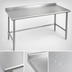Thumbnail image #3 for Eagle Spec-Master 30-Inch W x 24-Inch D Stainless Steel Work Table with Rear Upturn and Tubular Base