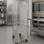 Thumbnail image #3 for Advance Tabco Special Value Series Mobile End-Loading Aluminum Sheet Pan Rack, Full-Height, 20-Pan Capacity