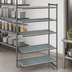 Thumbnail image #3 for Cambro Camshelving Basics Plus 21-Inch Deep x 36-Inch Wide x 72-Inch High 5-Tier Vented Add-On Polymer Shelving Unit