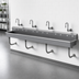 Thumbnail image #3 for Advance Tabco FS-WM-120-ADA Wall-Mounted Multiwash Hand Sink With Splash Mount Faucet Provision, 120-Inch, ADA Compliant