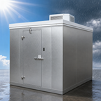 Thumbnail image #3 for Norlake Kold Locker KODB771012-C Outdoor Walk-In Cooler with Floor, 10 ft x 12 ft x 7 ft 7 in H, Self-Contained R290 Refrigeration