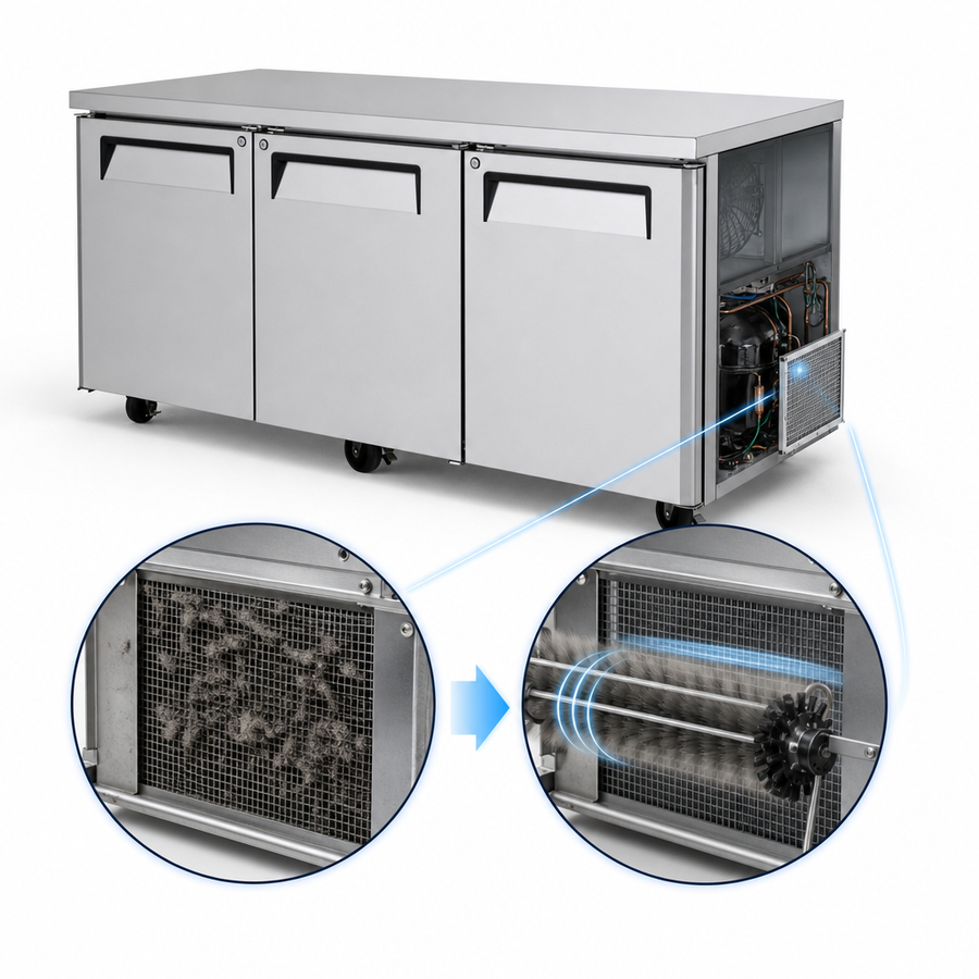 Self-Cleaning Condenser