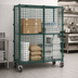Thumbnail image #3 for EagleGard Mobile Wire Security Cage with Dual Padlock Doors and Casters