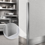 Thumbnail image #3 for Advance Tabco CG-48 48-Inch Stainless Steel Corner Guard, 2" x 2" Profile, 16-Gauge, Adhesive Backed