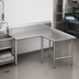 Thumbnail image #3 for John Boos Pro-Bowl L-Shaped Island Clean Dishtable, Left-to-Right, 60 in. Machine-to-Corner x 84 in. Corner-to-End