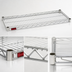 Thumbnail image #3 for Eagle Group QuadTruss 72 x 18 Inch Stainless Steel Wire Shelf, 600 lb. Capacity