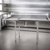 Thumbnail image #3 for Eagle Group 412 Series 2-Compartment 430 Stainless Steel Sink with Left and Right Drainboards
