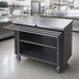 Thumbnail image #3 for Randell Custom & Serving 48-Inch Mobile Modular Fiberglass Utility Worktop Serving Station with Enclosed Base