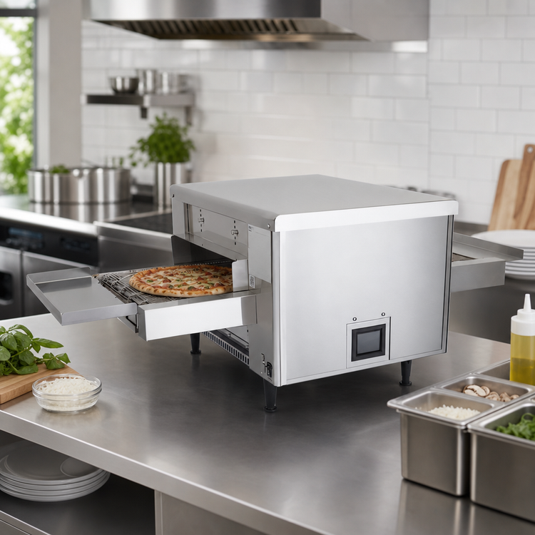 Product image #3 for Ovention Ventless Countertop Conveyor Finishing Oven with 14-3/5-Inch Belt