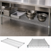 Thumbnail image #4 for Winco 60-Inch x 18-Inch Chrome Plated Wire Shelf with Sleeve Clips