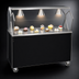 Thumbnail image #3 for Vollrath 2-Series Affordable Portable 60-Inch White Utility Station with Lighted Breath Guard and Sliding Door Storage