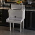 Thumbnail image #3 for Glastender Freestanding Underbar Blender Station with Dump Sink and Blender Recessed Step, Right-Side Faucet, 18 x 24 Inches