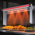 Thumbnail image #3 for Hatco Glo-Ray® Designer Lighted Infrared Aluminum Strip Heater, 69.5-Inch Wide, High Watt