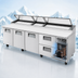 Thumbnail image #3 for True 119-1/4-Inch Pizza Prep Table with 3 Solid Doors, 2 Drawers and Alternate Top, R290 Self-Contained Refrigeration