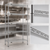 Thumbnail image #3 for Eagle Group 5-Tier Stationary Starter Wire Shelving Unit, 60 Inches W x 24 Inches D x 86 Inches H, Stainless Steel Finish