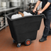 Thumbnail image #3 for Rubbermaid Commercial Products Mobile Open-Top Structural Foam Tilt Truck, 3/4 Cu. Yd., Black