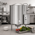 Thumbnail image #3 for AccuTemp Edge Series 20-Gallon Gas Stationary Kettle with 2/3 Jacket and 316 Stainless Steel Liner