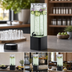 Thumbnail image #3 for Iron Collection Mission Square Beverage Dispenser, 1.5 Gallon, Acrylic with Black Metal Base