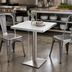 Thumbnail image #4 for John Boos 24 x 24 Inch Square Stainless Steel Table Top with Plywood Core