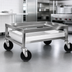 Thumbnail image #4 for Stainless Steel Poultry Crate Dolly with Drip Pan and 5-Inch Swivel Casters