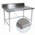 Thumbnail image #3 for John Boos Stallion 30 x 36-Inch Corner Stainless Steel Work Table with 5-Inch Backsplash