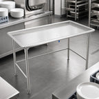 Thumbnail image #3 for John Boos DST6-3049SBW-X Stainless Steel Dish Sorting Table, 48-7/8"W x 30-3/8"D, 16-Gauge 300 Series, 2-1/4" Raised Edge