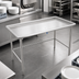 Thumbnail image #3 for John Boos 16-Gauge Stainless Steel Dish Sorting Table with 2-1/4 Inch Raised Edge, 48-7/8 Inch W x 30-3/8 Inch D