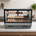 Thumbnail image #4 for Atosa CRDS-56 Countertop Refrigerated Display Case, 5.6 Cu. Ft., Straight Front Glass, Rear Sliding Doors