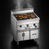 Thumbnail image #3 for Bistro 24-Inch Gas Restaurant Range with Chitwood Charbroiler, Cabinet Base, and Smoke-Ejector System