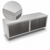 Thumbnail image #3 for John Boos Stainless Steel Cabinet Base Work Table with Open Front, 96 x 36 Inches