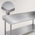 Thumbnail image #3 for Duke 84-Inch x 36-Inch Stainless Steel Work Table with 5-Inch Riser and Undershelf