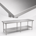 Thumbnail image #3 for Mixrite 84-Inch x 30-Inch Stainless Steel Work Table with Adjustable Undershelf