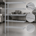 Thumbnail image #3 for Eagle Group 5-Tier Wire Add-On Shelving Unit, 36 x 24 x 74 Inches, Chrome-Plated