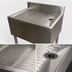 Thumbnail image #4 for BK Resources Freestanding Stainless Steel Underbar Drain Board with Drain, 48