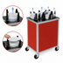 Thumbnail image #3 for Atlas Metal MEPD4-8-1/8 Mobile Plate Dispenser, Enclosed, Four Tube, Unheated