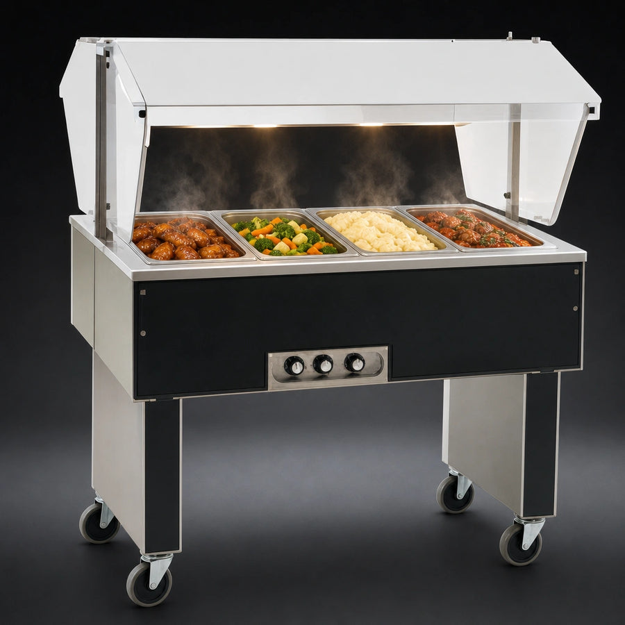 Four Hot Food Wells