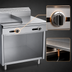 Thumbnail image #3 for Garland Cuisine 36-Inch Heavy Duty Gas Combination Top Range with 18-Inch Griddle, 18-Inch Hot Top and Storage Base