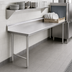 Thumbnail image #3 for Eagle Group Straight Clean Dishtable, 84W x 30D, Left-to-Right, 16-Gauge 304 Stainless Steel Top