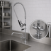 Thumbnail image #3 for equip Single Hole Deck-Mount Pre-Rinse Unit with 10 1/8-Inch Swing Nozzle Add-On Faucet