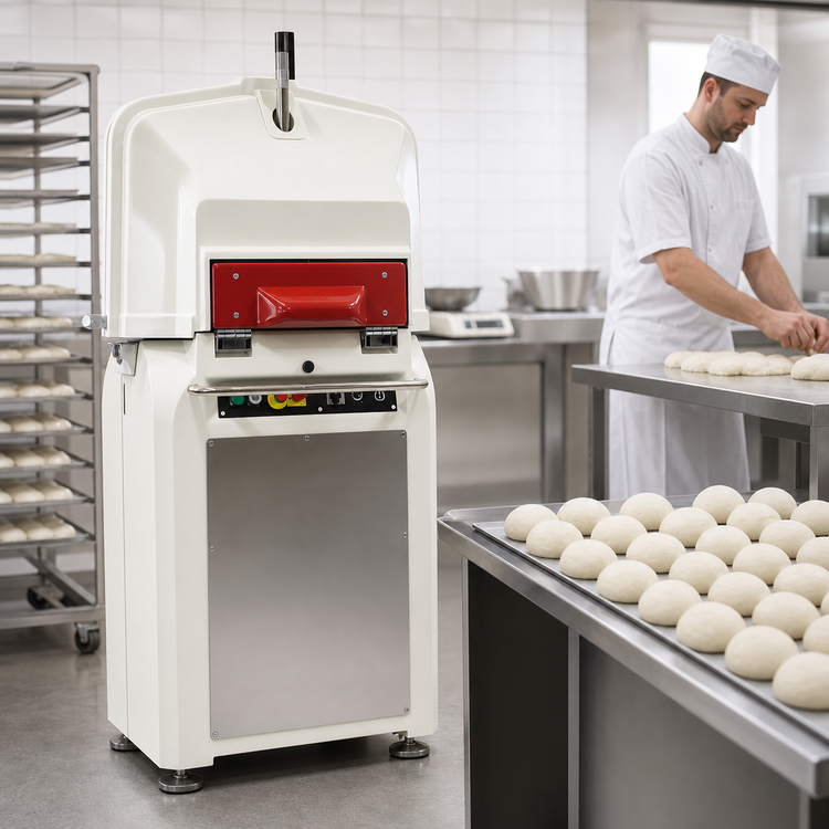 Product image #3 for Erika Record Full Classic 11/30 Fully Automatic Dough Divider/Rounder, 36-Part, 1-4 oz. Dough Pieces